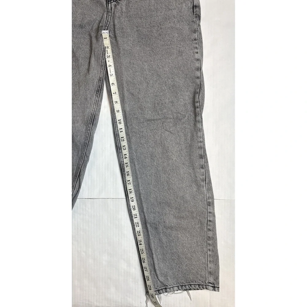 Empyre Skate Jeans Relax Fit Scrambled‎ Grey Wide Leg Baggy Denim Mens Size 32